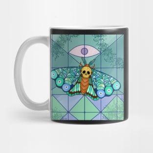 Stained Glass Moth Mug